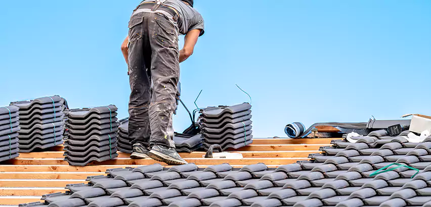 Replacing Tile Roof Underlayment in Eastchester