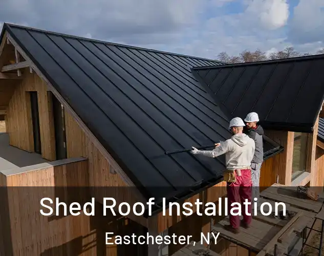  Shed Roof Installation Eastchester, NY